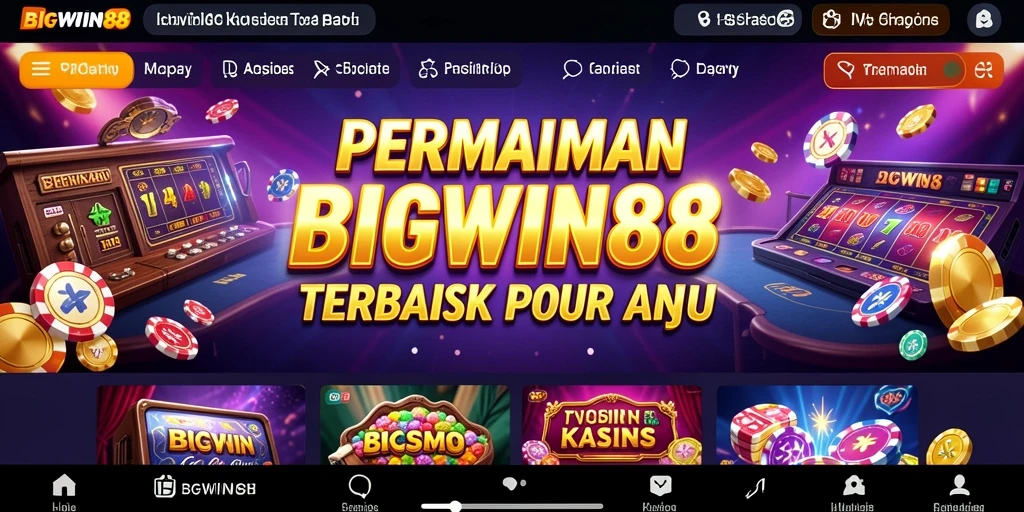 Tampilan gameplay Kasino yang mendebarkan dan penuh warna.