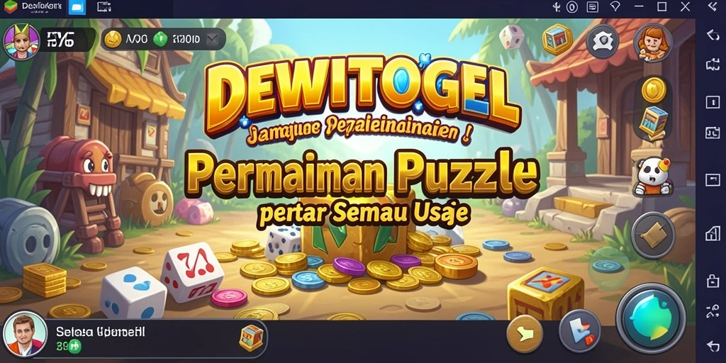 Gameplay menarik DEWITOGEL dengan berbagai level puzzle.