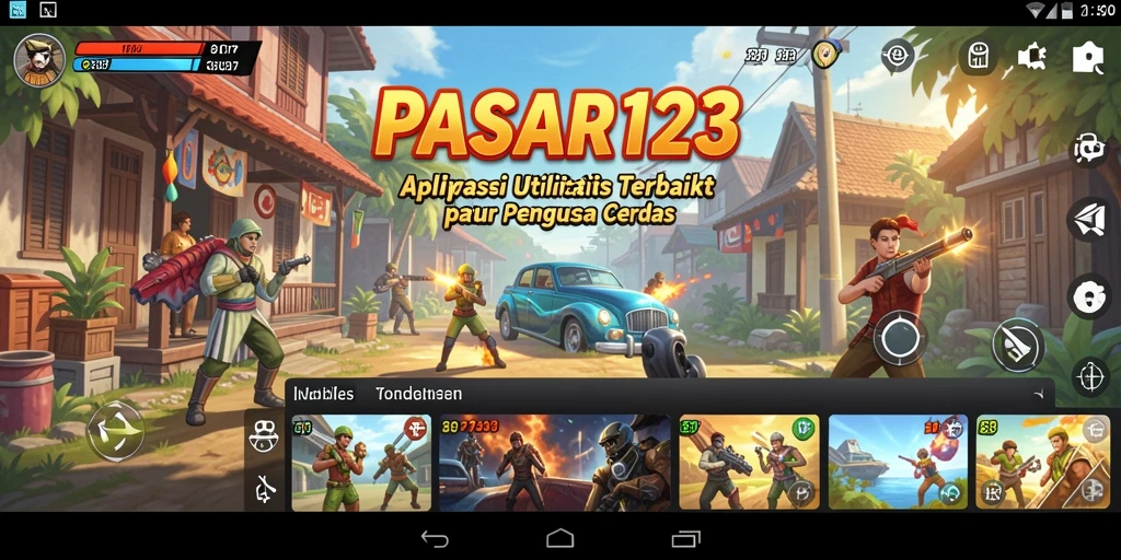 Tampilan antarmuka PASAR123 yang bersih dan fungsional.